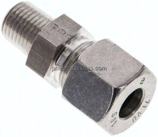Gerade Schneidringverschr. NPT 1/4"-10 S (M18x1,5), 1.4571