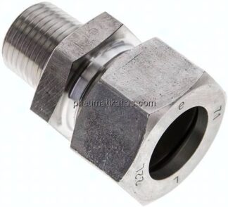 Gerade Schneidringverschr. NPT 1/2"-22 L (M30x2), 1.4571