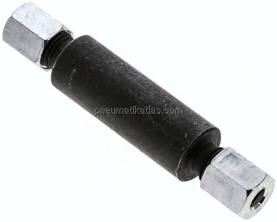 Schott-Anschweißverschraubung 6 L (M12x1,5), Stahl phosphatiert