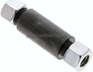 Schott-Anschweißverschraubung 12 L (M18x1,5), Stahl phosphatiert