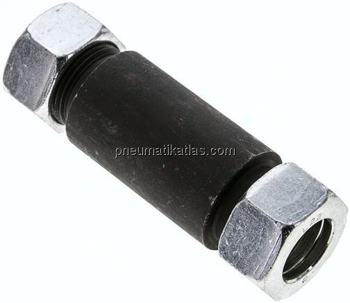 Schott-Anschweißverschraubung 22 L (M30x2), Stahl phosphatiert