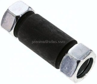 Schott-Anschweißverschraubung 28 L (M36x2), Stahl phosphatiert