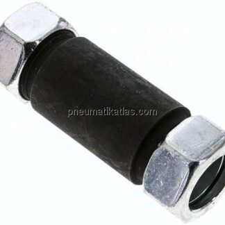 Schott-Anschweißverschraubung 28 L (M36x2), Stahl phosphatiert