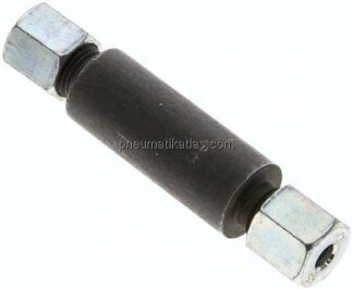 Schott-Anschweißverschraubung 6 S (M14x1,5), Stahl phosphatiert