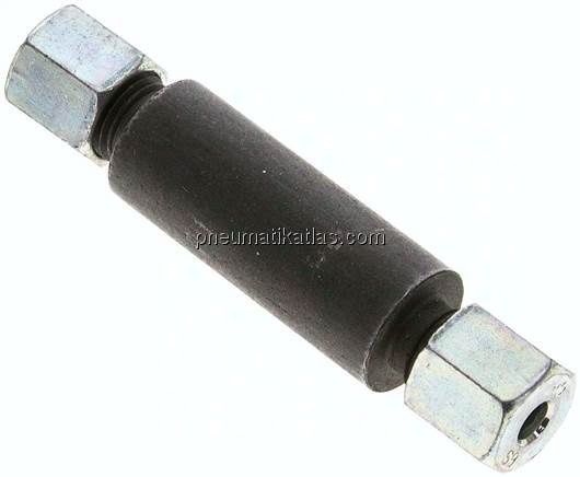 Schott-Anschweißverschraubung 6 S (M14x1,5), Stahl phosphatiert