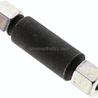 Schott-Anschweißverschraubung 8 S (M16x1,5), Stahl phosphatiert
