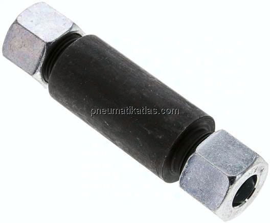 Schott-Anschweißverschraubung 14 S (M22x1,5), Stahl phosphatiert