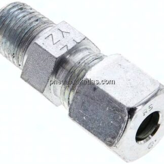 Gerade Schneidringverschr. NPT 1/4"-8 S (M16x1,5), Stahl verzinkt