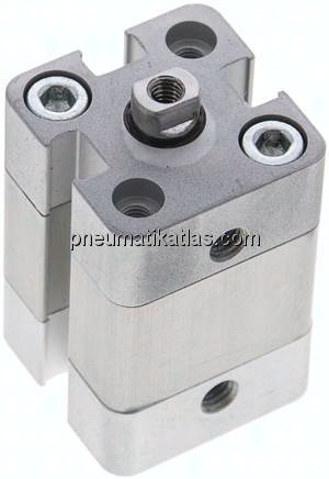 Kompaktzylinder, doppeltwirkend, Kolben 16mm, Hub 5mm
