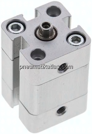 Kompaktzylinder, doppeltwirkend, Kolben 12mm, Hub 5mm