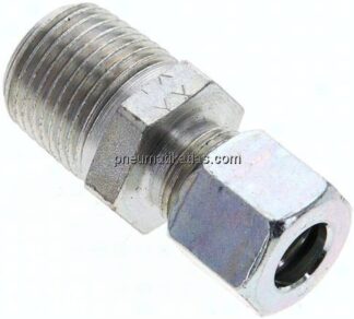 Gerade Schneidringverschr. NPT 1/2"-10 L (M16x1,5), Stahl verzinkt