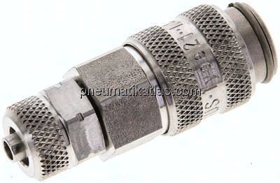 Kupplungsdose (NW5) 6x4mm Schlauch, 1.4404