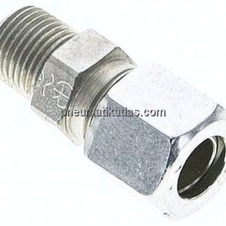 Gerade Schneidringverschr. NPT 1/8"-8 LL (M12x1), Stahl verzinkt