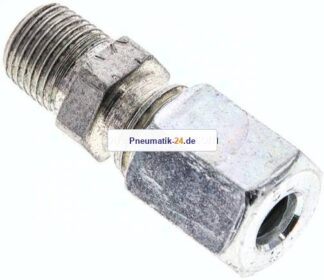 Gerade Schneidringverschr. NPT 1/8"-6 L (M12x1,5), Stahl verzinkt