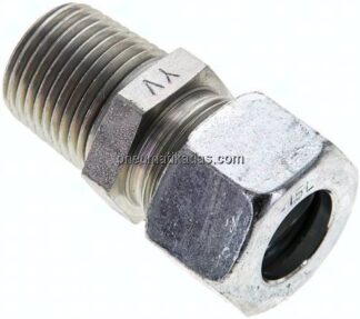 Gerade Schneidringverschr. NPT 1/2"-15 L (M22x1,5), Stahl verzinkt
