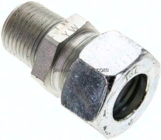 Gerade Schneidringverschr. NPT 1/2"-18 L (M26x1,5), Stahl verzinkt