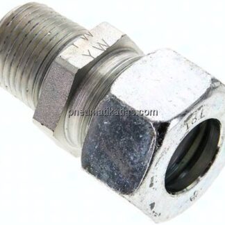 Gerade Schneidringverschr. NPT 1/2"-18 L (M26x1,5), Stahl verzinkt