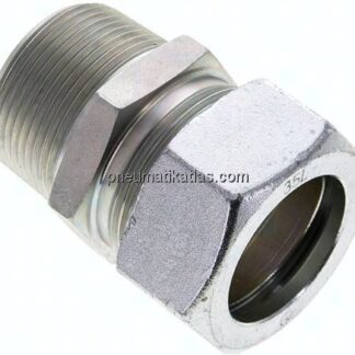 Gerade Schneidringverschr. NPT 1-1/4"-35 L (M45x2), Stahl verzinkt