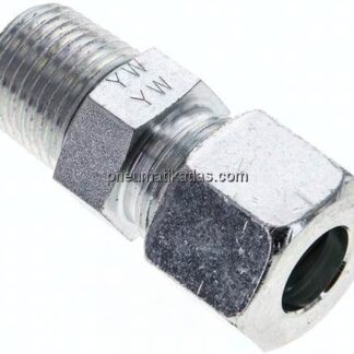 Gerade Schneidringverschr. NPT 1/2"-14 S (M22x1,5), Stahl verzinkt