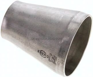 Reduzierstück 76,1x2,3mm - 48,3x2,0mm, 1.4571 geschweißt