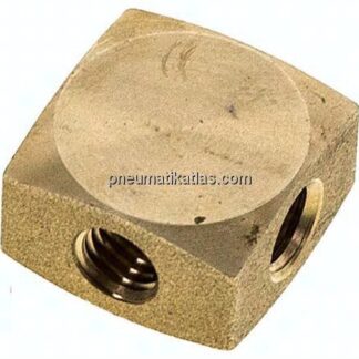 Kreuz-Verteiler 3x M 5,Messing