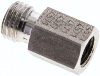 Aufschraub-Schneidringverschr. G 1/8"-6 L (M12x1,5), ohne Mutter & Schneidring, 1.4571