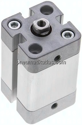 Kompaktzylinder, doppeltwirkend, Kolben 20mm, Hub 20mm