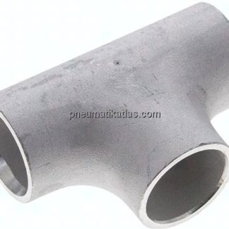 T-Stück 33,7x2,6mm, 1.4571 geschweißt, EN 10253 Typ A (DIN 2615)