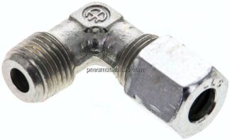 Winkel-Schneidringverschraub. NPT 1/8"-6 LL (M10x1), Stahl verzinkt
