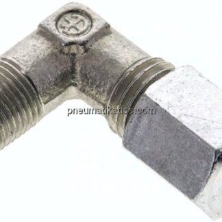 Winkel-Schneidringverschraub. NPT 1/8"-6 L (M12x1,5), Stahl verzinkt