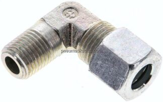Winkel-Schneidringverschraub. NPT 1/4"-10 L (M16x1,5), Stahl verzinkt
