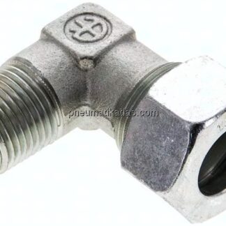 Winkel-Schneidringverschraub. NPT 1/2"-18 L (M26x1,5), Stahl verzinkt