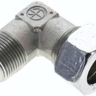 Winkel-Schneidringverschraub. NPT 3/4"-22 L (M30x2), Stahl verzinkt