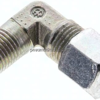 Winkel-Schneidringverschraub. NPT 1/4"-8 S (M16x1,5), Stahl verzinkt