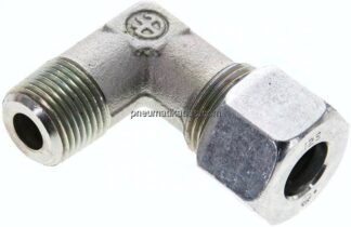 Winkel-Schneidringverschraub. NPT 3/8"-12 S (M20x1,5), Stahl verzinkt