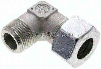 Winkel-Schneidringverschraub. NPT 1"-25 S (M36x2), Stahl verzinkt