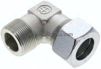 Winkel-Schneidringverschraub. NPT 1-1/4"-30 S (M42x2), Stahl verzinkt