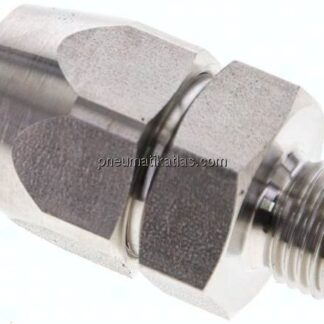 Gerade Verschraubung G 1/4"-15x9mm, 1.4571