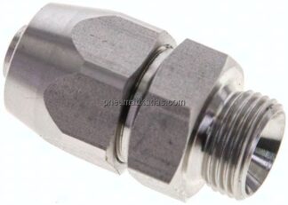 Gerade Verschraubung G 3/8"-15x9mm, 1.4571