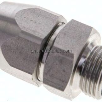 Gerade Verschraubung G 3/8"-15x9mm, 1.4571