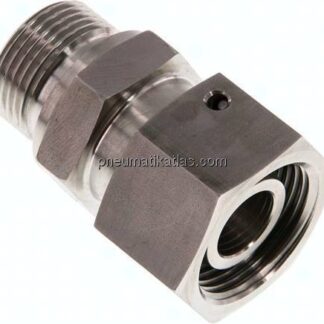Einstellb. Schneidringverschr. G 1/2"-16 S, 1.4571