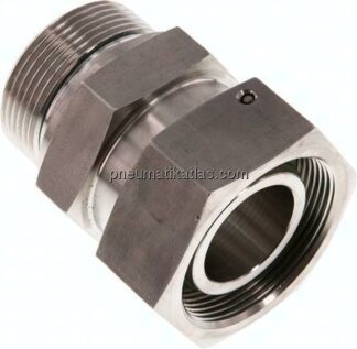 Einstellb. Schneidringverschr. G 1-1/2"-38 S, 1.4571