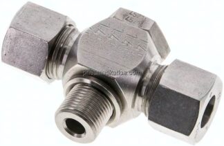 T-Schwenkverschraubung G 3/8"-12 S (M20x1,5), 1.4571