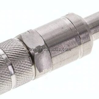 Kupplungsstecker (NW2,7) 6x4mm Schlauch, 1.4404