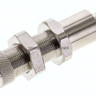 Schott-Kupplungsstecker (NW2,7) 6x4mm Schlauch, Messing vernickelt