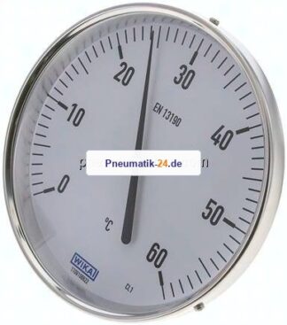 Bimetallthermometer, waagerecht D160/0 bis +60°C/63mm