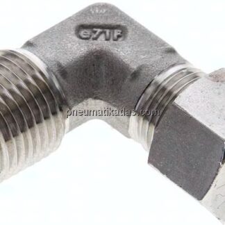 Winkel-Schneidringverschraub. NPT 1/2"-12 L (M18x1,5), 1.4571