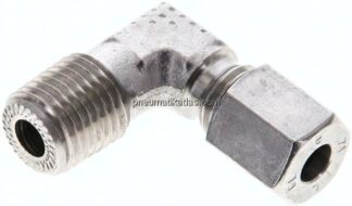 Winkel-Schneidringverschraub. NPT 1/4"-6 L (M12x1,5), 1.4571