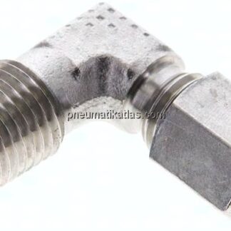 Winkel-Schneidringverschraub. NPT 1/4"-6 L (M12x1,5), 1.4571