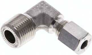 Winkel-Schneidringverschraub. NPT 3/8"-6 L (M12x1,5), 1.4571